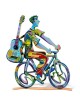 David Gerstein Signed Sculpture - Troubadour